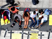 Manteros levantaron la protesta tras la promesa de diálogo