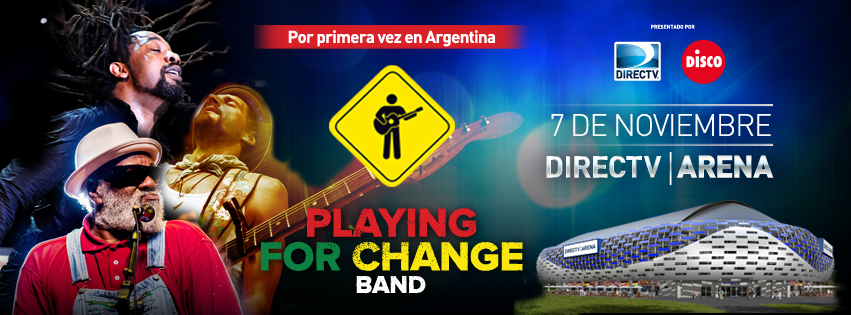 En el Parque Centenario, un grupo de músicos celebraron la llegada de “Playing for Change”
