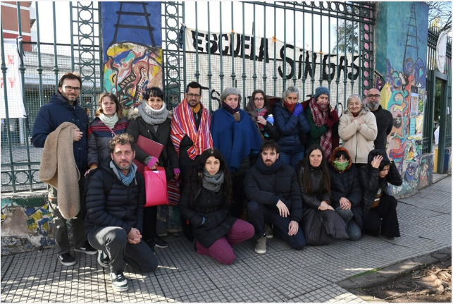 Parque Chacabuco: una escuela artística sin gas por falta de obras